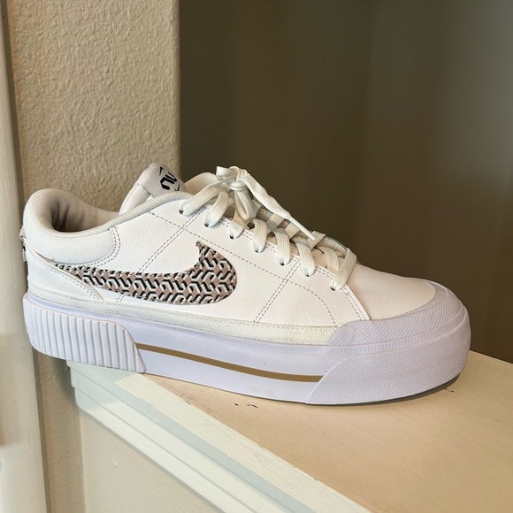 Nike Court Legacy Lift "White/Hemp" Women’s Size 11- FD0558-100 - Picture 2 of 9